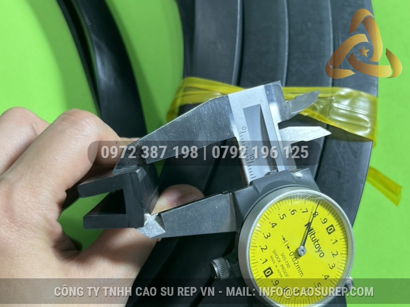 Ron cao su EPDM chữ U 16x18x8