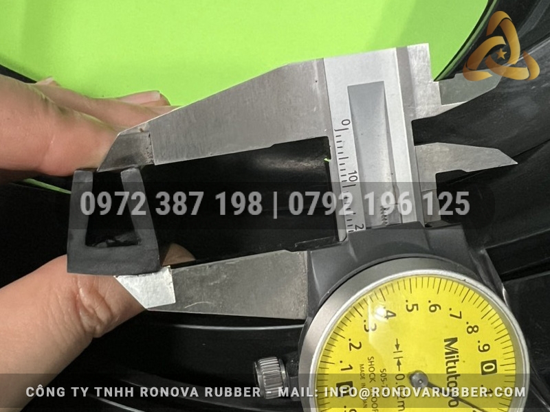 Ron cao su EPDM chữ U 18x16x10