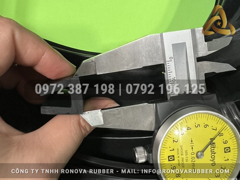 Ron cao su EPDM chữ U 18x16x10