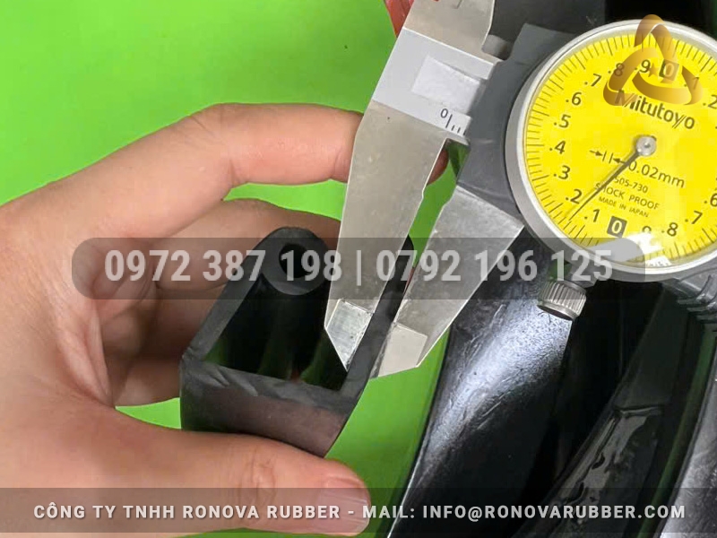 Ron cao su EPDM chữ U 28x33x3