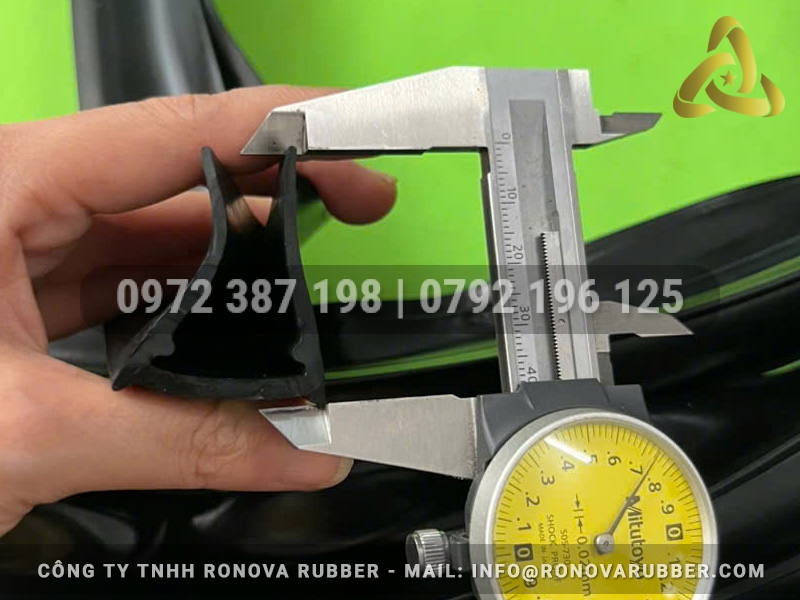 Ron cao su EPDM chữ U 40x30x24 kích thước chuẩn