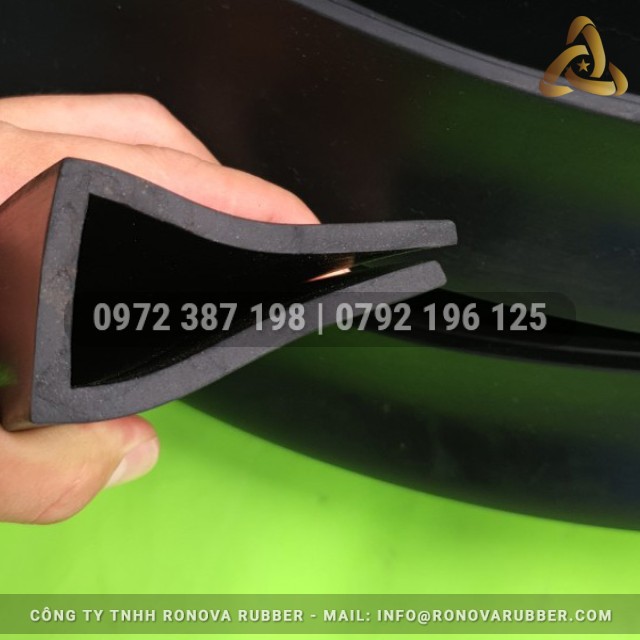 Ron cao su EPDM chữ U 40x65x5