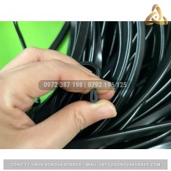 Ron cao su EPDM chữ U 4x8x1