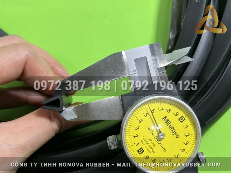 Ảnh mô phỏng Ron cao su EPDM chữ U