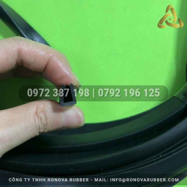 Ron cao su EPDM chữ U 8x10x1.5
