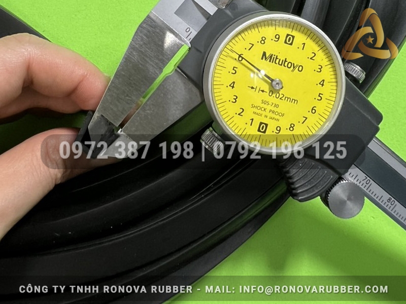 Hình ảnh chi tiết Ron cao su EPDM chữ U