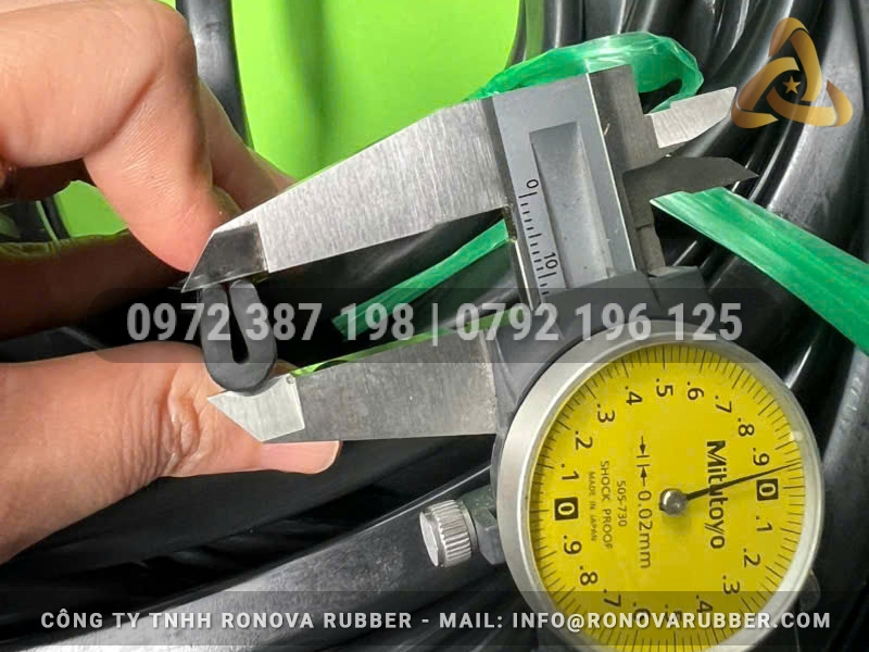 Ron cao su EPDM chữ U 8x12x3 - hình 5