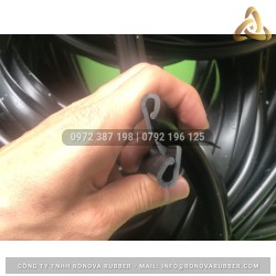 Ron cao su EPDM chữ U 8x17x2
