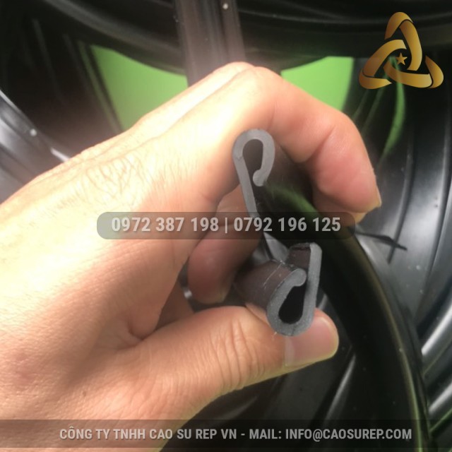Ron cao su EPDM chữ U 8x17x2