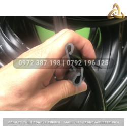 Ron cao su EPDM chữ U 8x17x2