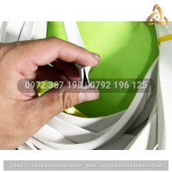 Ron cao su EPDM màu trắng chữ U 7x15x5