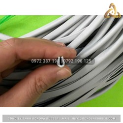 Ron cao su EPDM xám chữ U 4x6x1