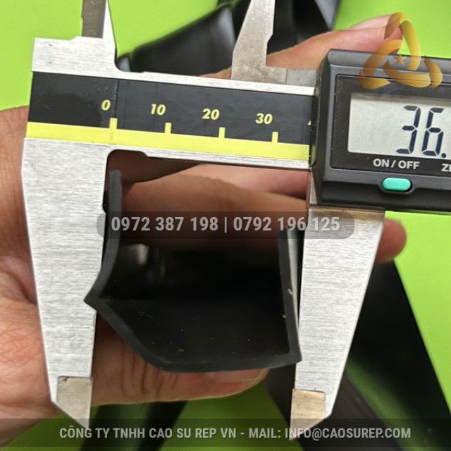 Ron cao su NBR chữ U 38x20x35