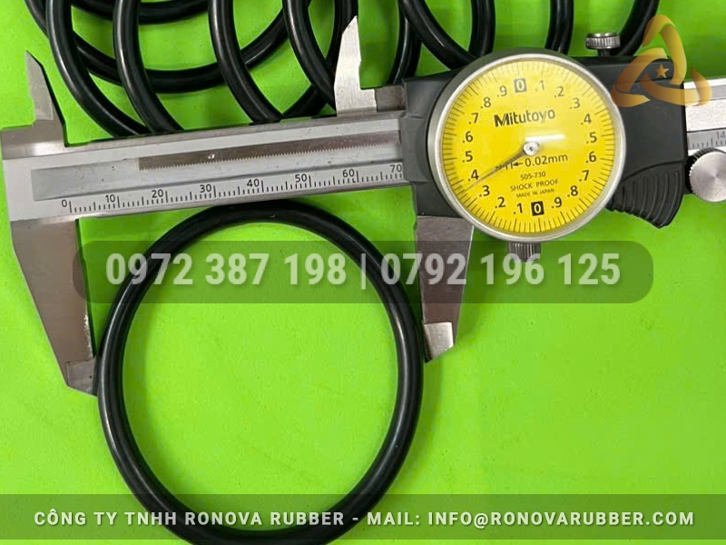 Ron cao su NBR phi 60x71 - góc nhìn 3