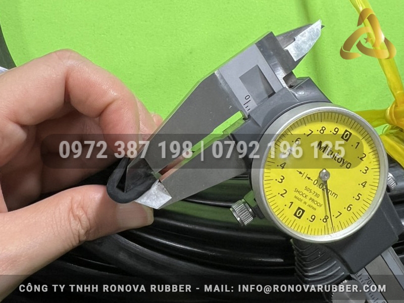 Ron cao su NBR chữ U 8x12x3 - Hình 3