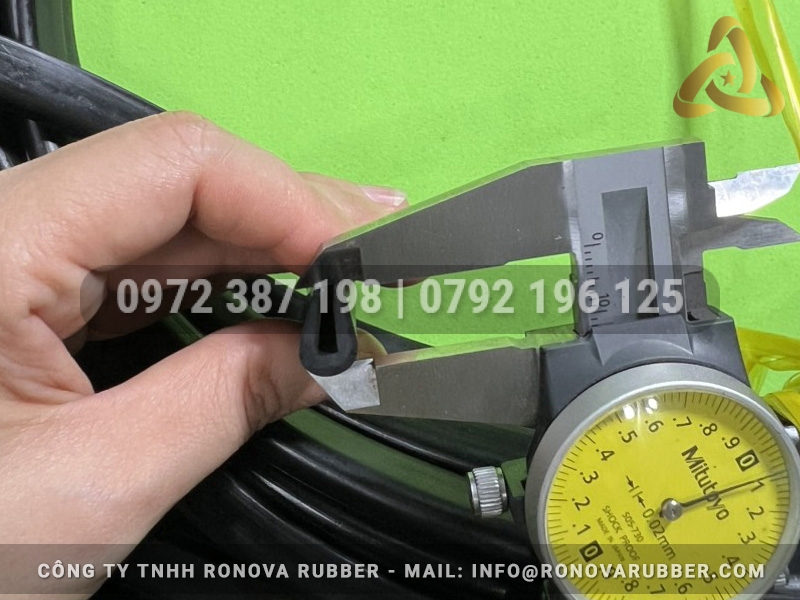 Ron cao su NBR chữ U 8x12x3 - Hình 1