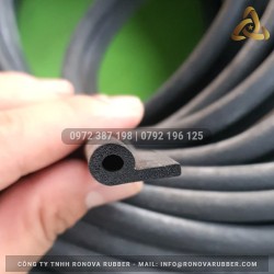 Ron cao su xốp chữ P 10x20x3
