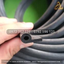 Ron cao su xốp chữ P 10x20x3