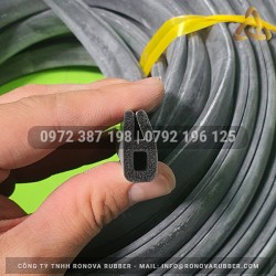 Ron cao su xốp chữ U 10x20x3