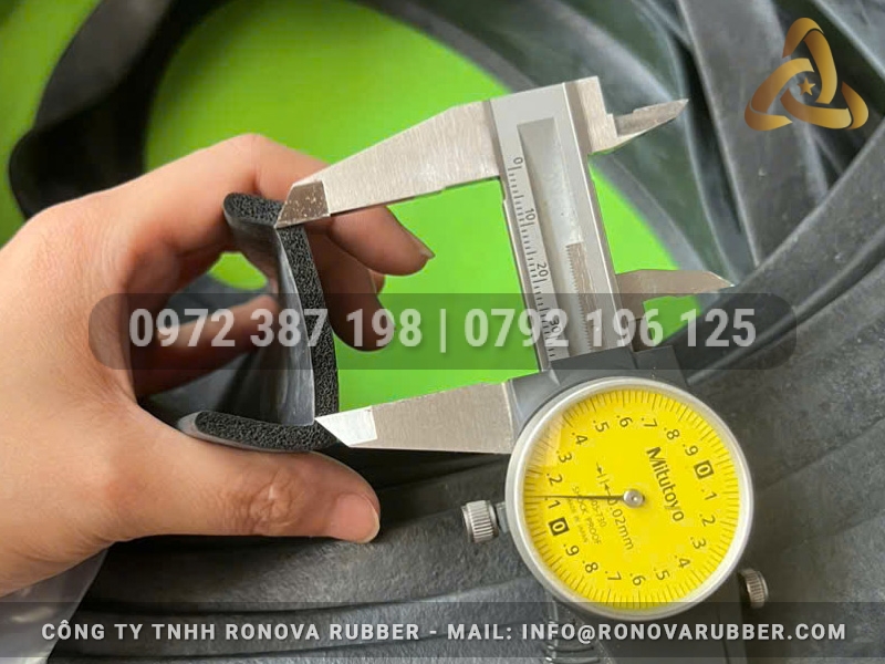 Thiết kế ron cao su chữ U