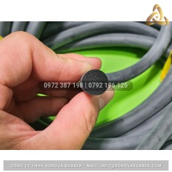 Ron cao su xốp EPDM phi 12 Ron cao su xốp EPDM phi 12