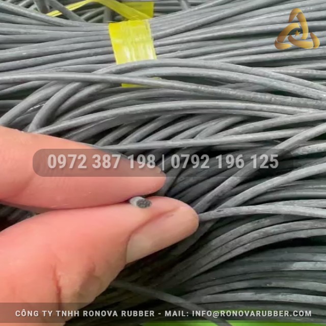 Ron cao su xốp EPDM phi 2