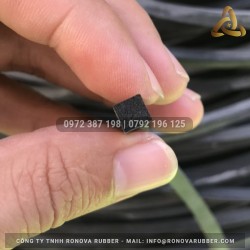 Ron cao su xốp EPDM vuông 5x5 Ron cao su xốp EPDM vuông 5x5