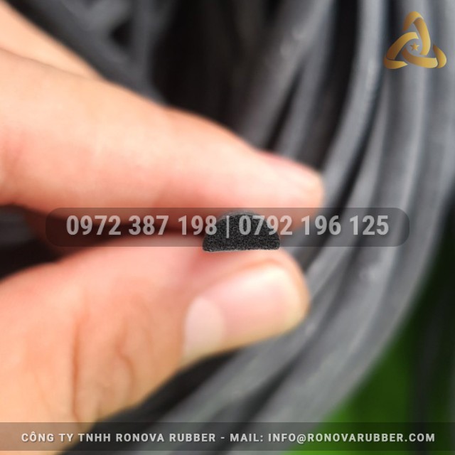 Ron xốp EPDM chữ D 3.5x7