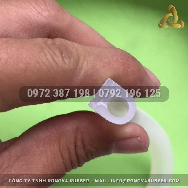 Ron silicon chữ D 10x12