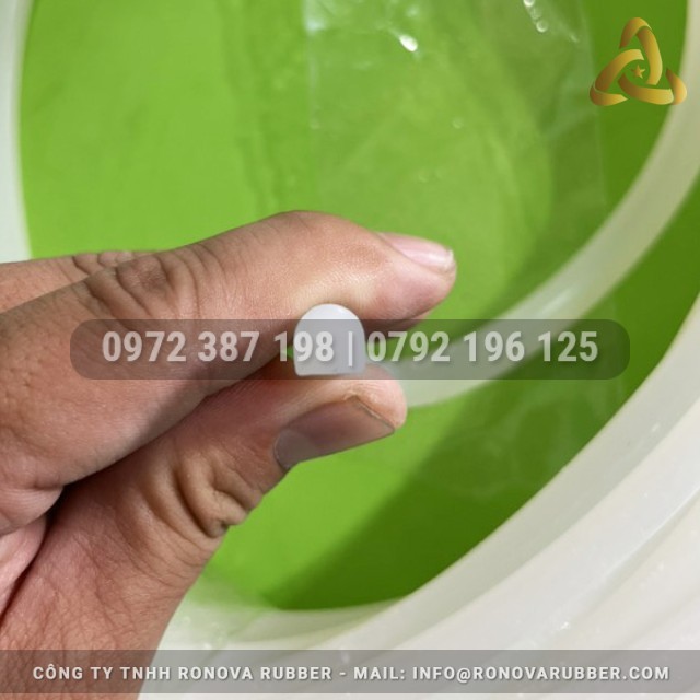 Ron silicon chữ D 8x8x4