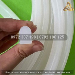 Ron silicon trắng chữ D 11x16