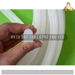 Ron silicon trắng chữ D 11x16