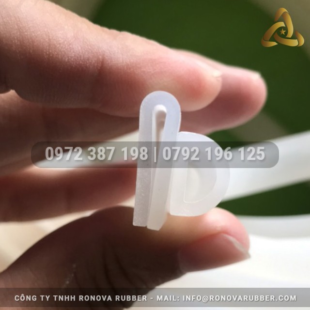 Ron silicon trắng trong 6x20x2