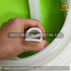 Ron silicon trắng chữ E 25x23x3