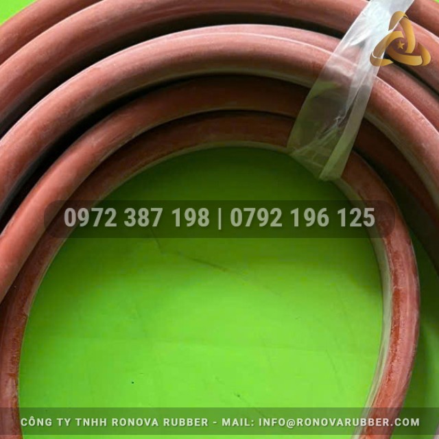 Ron silicon đỏ sắt chữ P 42x16x3.5