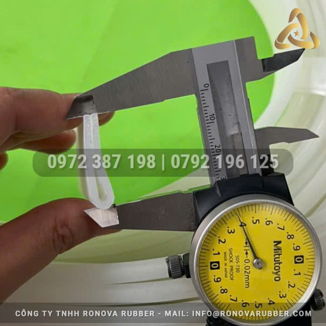 Ron silicon chữ U 28x6x2
