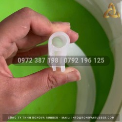 Ron silicon trắng chữ U 14x28x6
