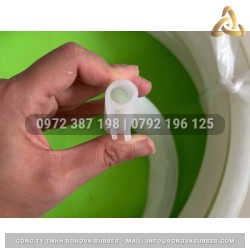 Ron silicon trắng chữ U 14x28x6