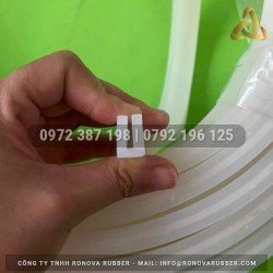 Ron silicon trắng chữ U 15x10x3.5