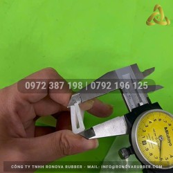 Ron silicon trắng chữ U 7x17x2.2