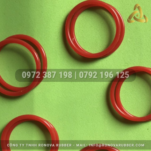 Oring silicon đỏ 35x41x3