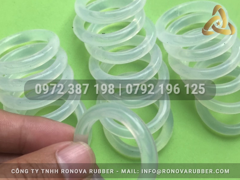 O-ring silicon trắng 25x35.5x5.15 chịu nhiệt