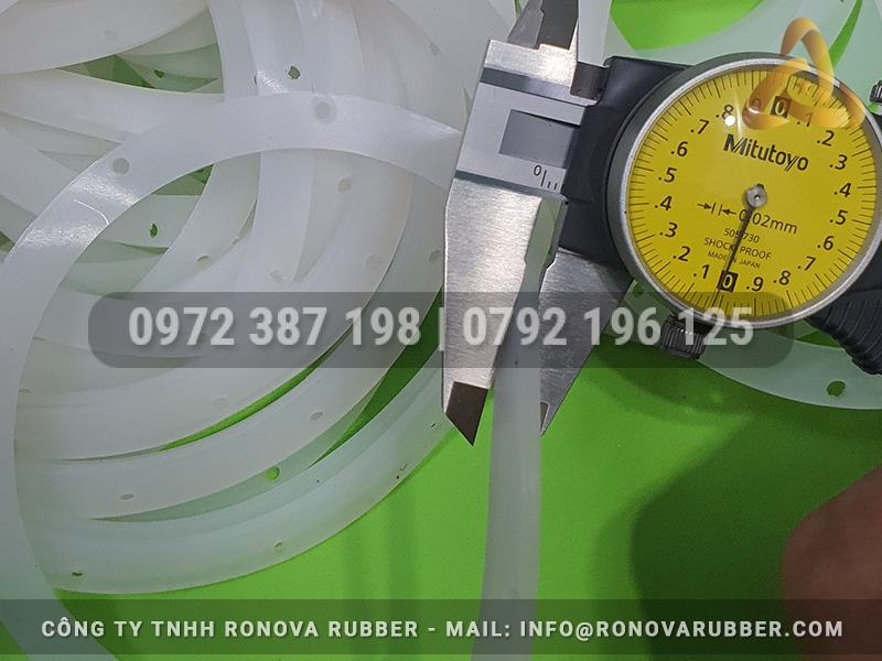 Gioăng silicon 112x132x3 chịu nhiệt