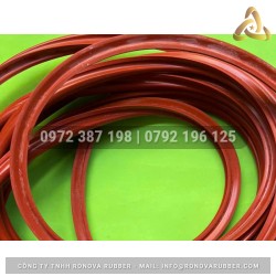 Vòng đệm silicon tủ sấy màu đỏ 20x17